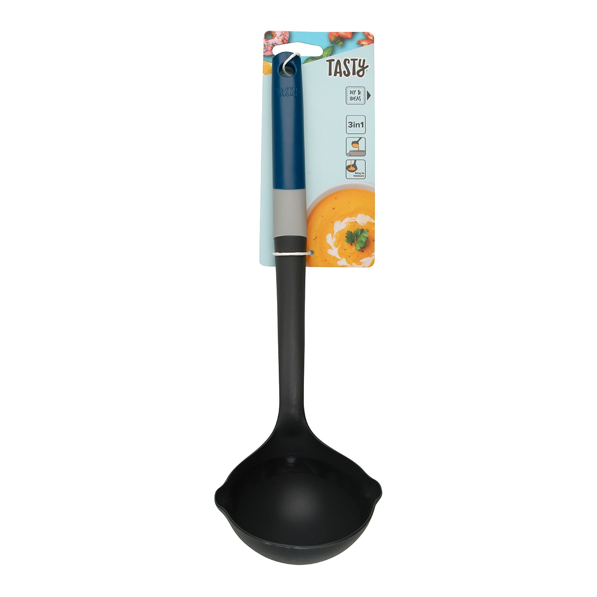 Cazo de sopa con escala de medidas Tasty Gris-9