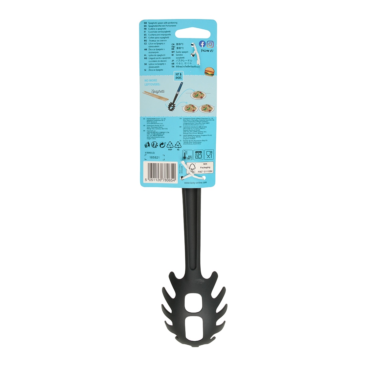 Cuchara para servir espaguetis Tasty Gris-8