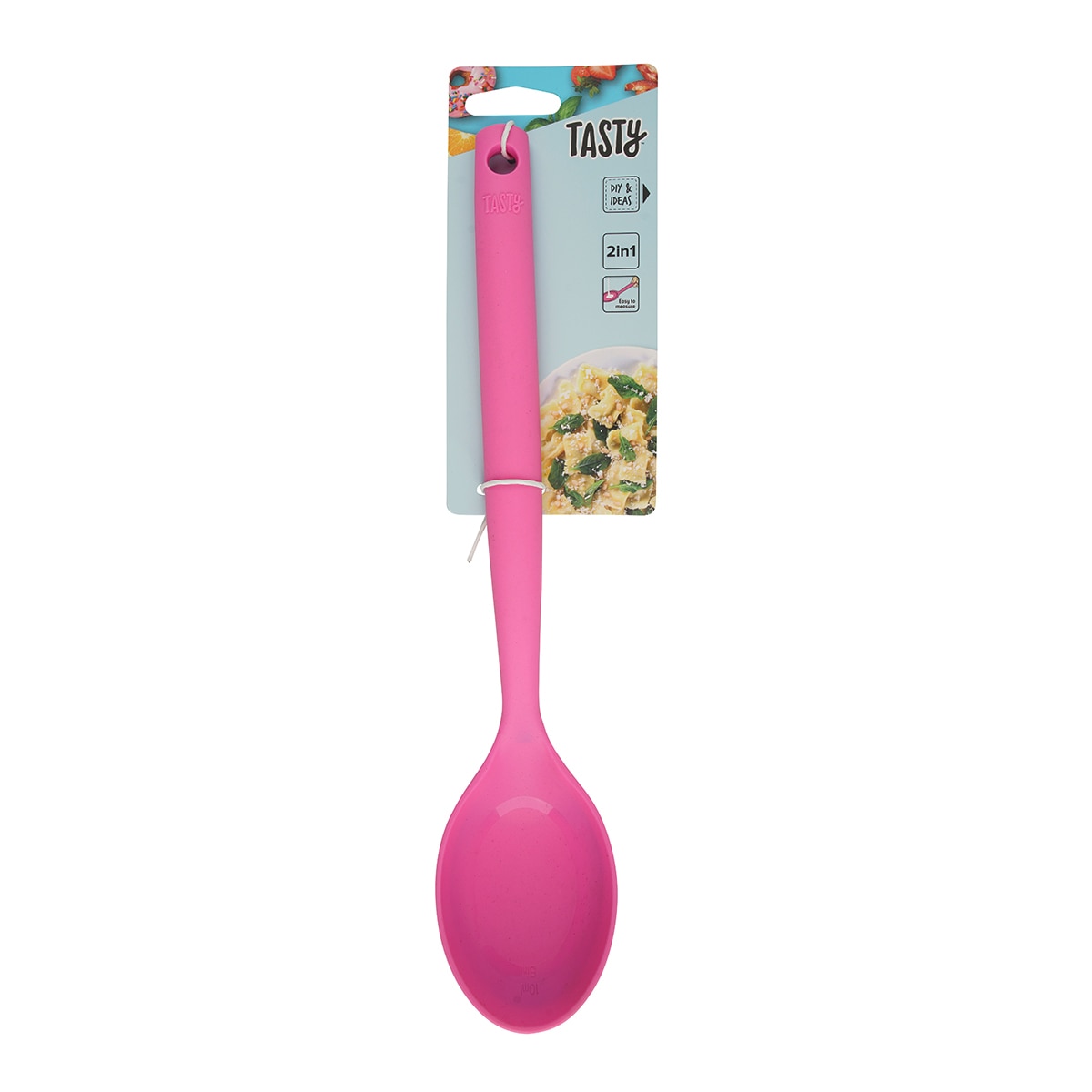 Cucharón de silicona con escala de medidas Tasty Fucsia-8