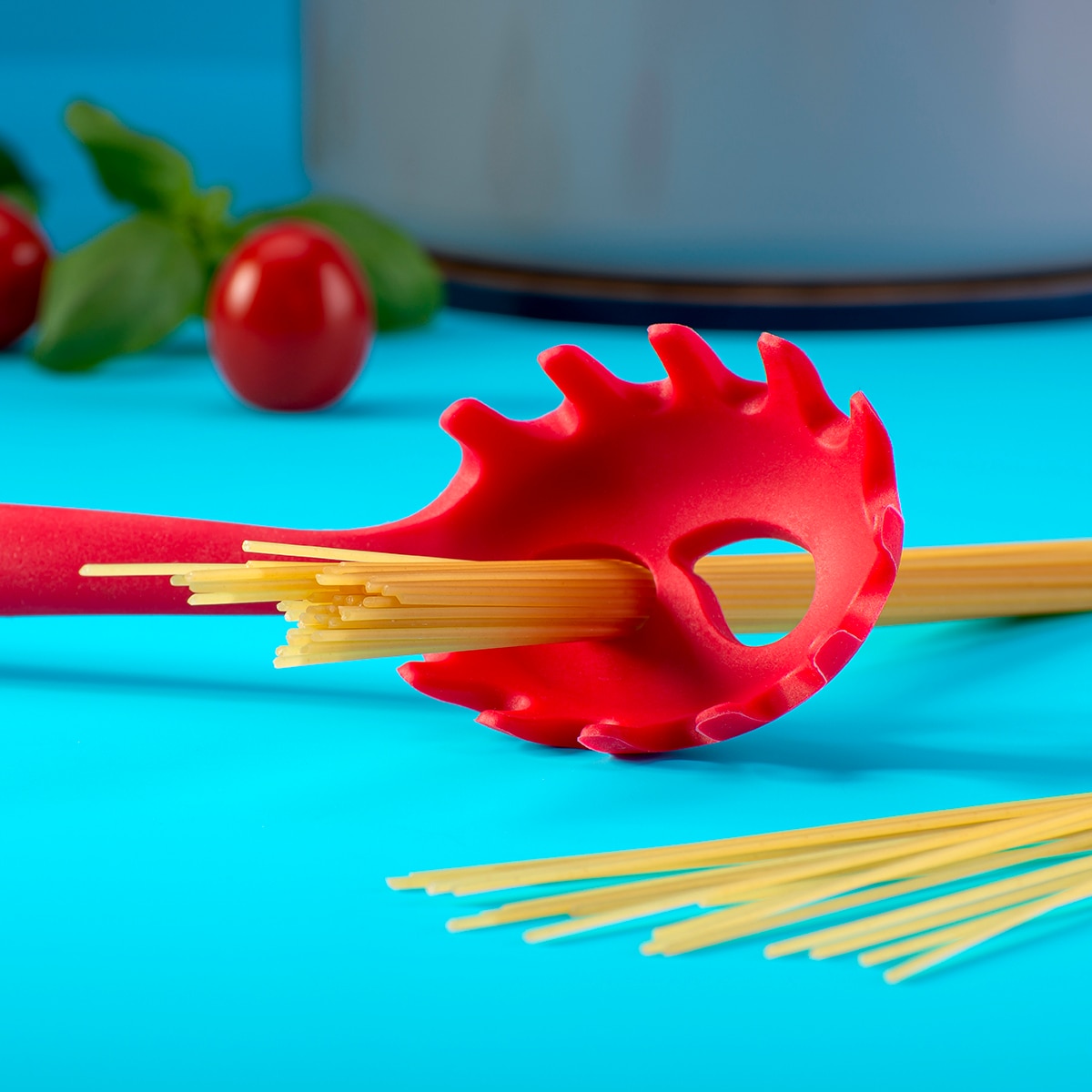 Cuchara de silicona para servir espaguetis  Tasty Rojo-8