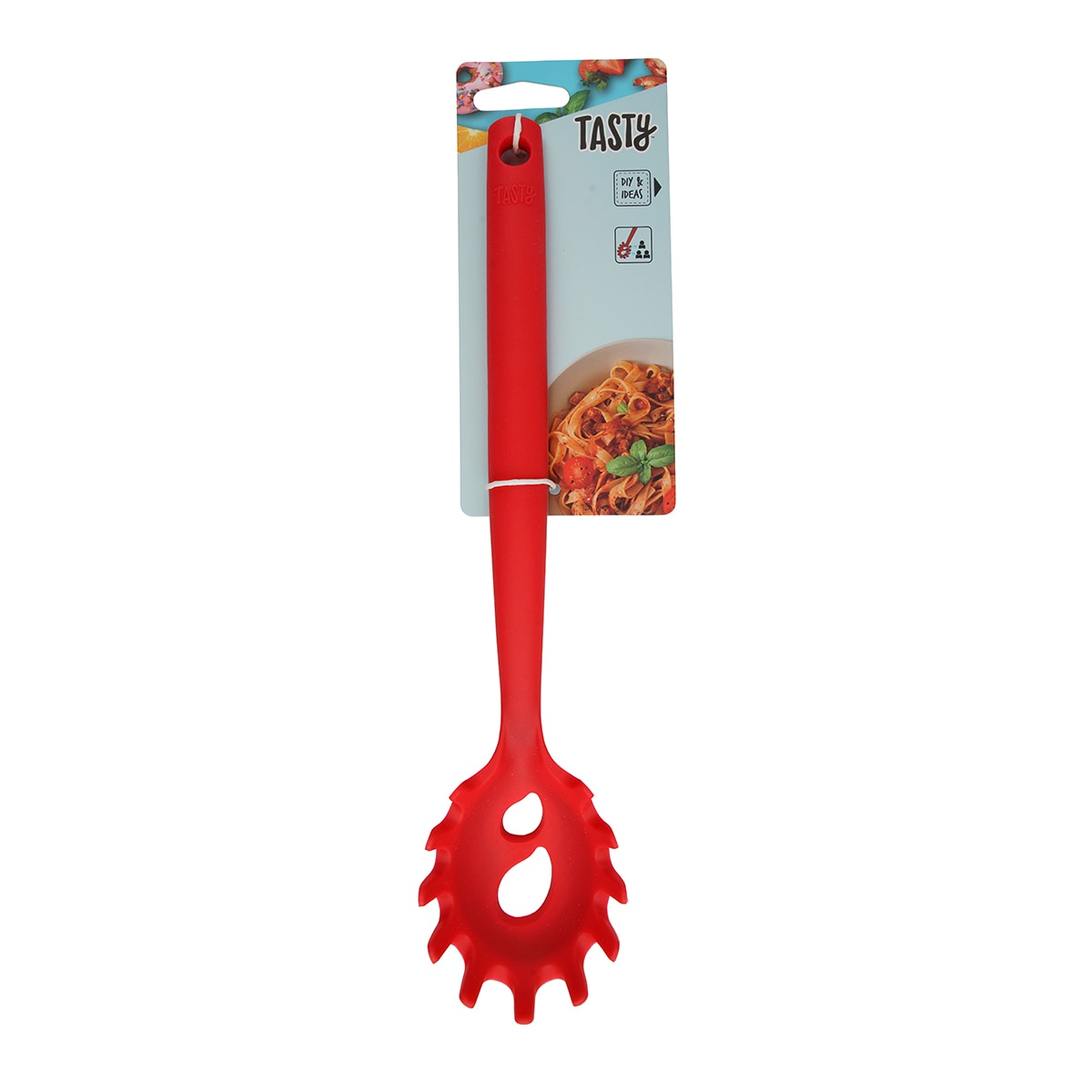 Cuchara de silicona para servir espaguetis  Tasty Rojo-9