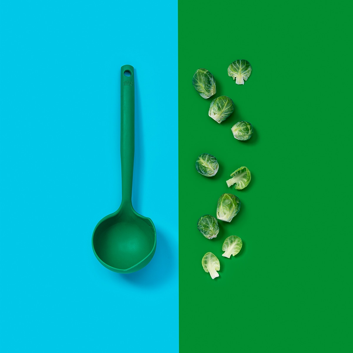 Cazo de silicona con escurridor Tasty Verde-5