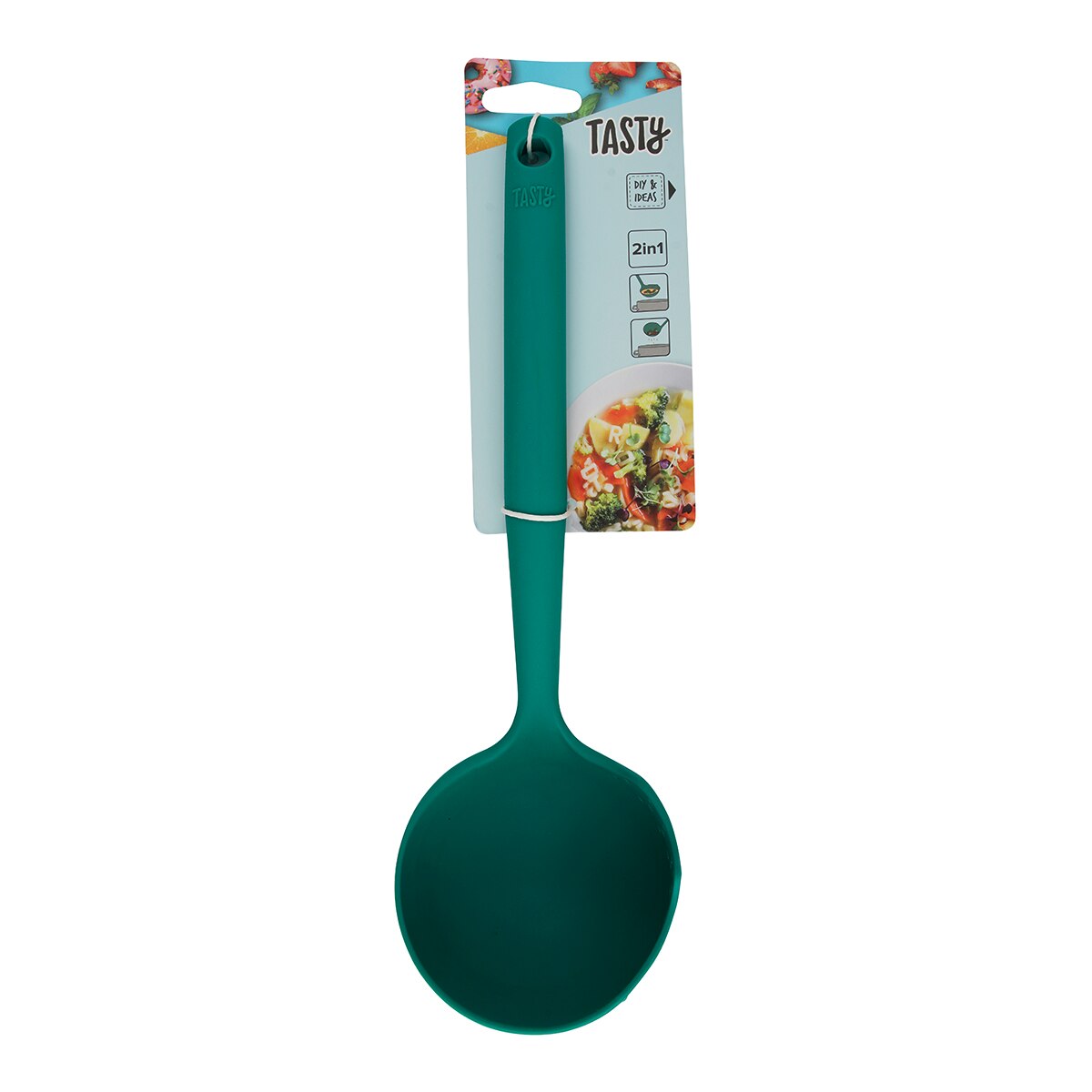 Cazo de silicona con escurridor Tasty Verde-9