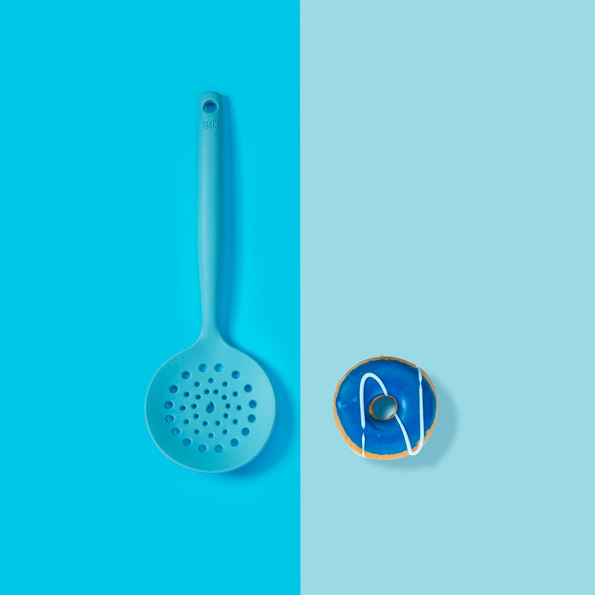 Espumadera de silicona Tasty Azul-6