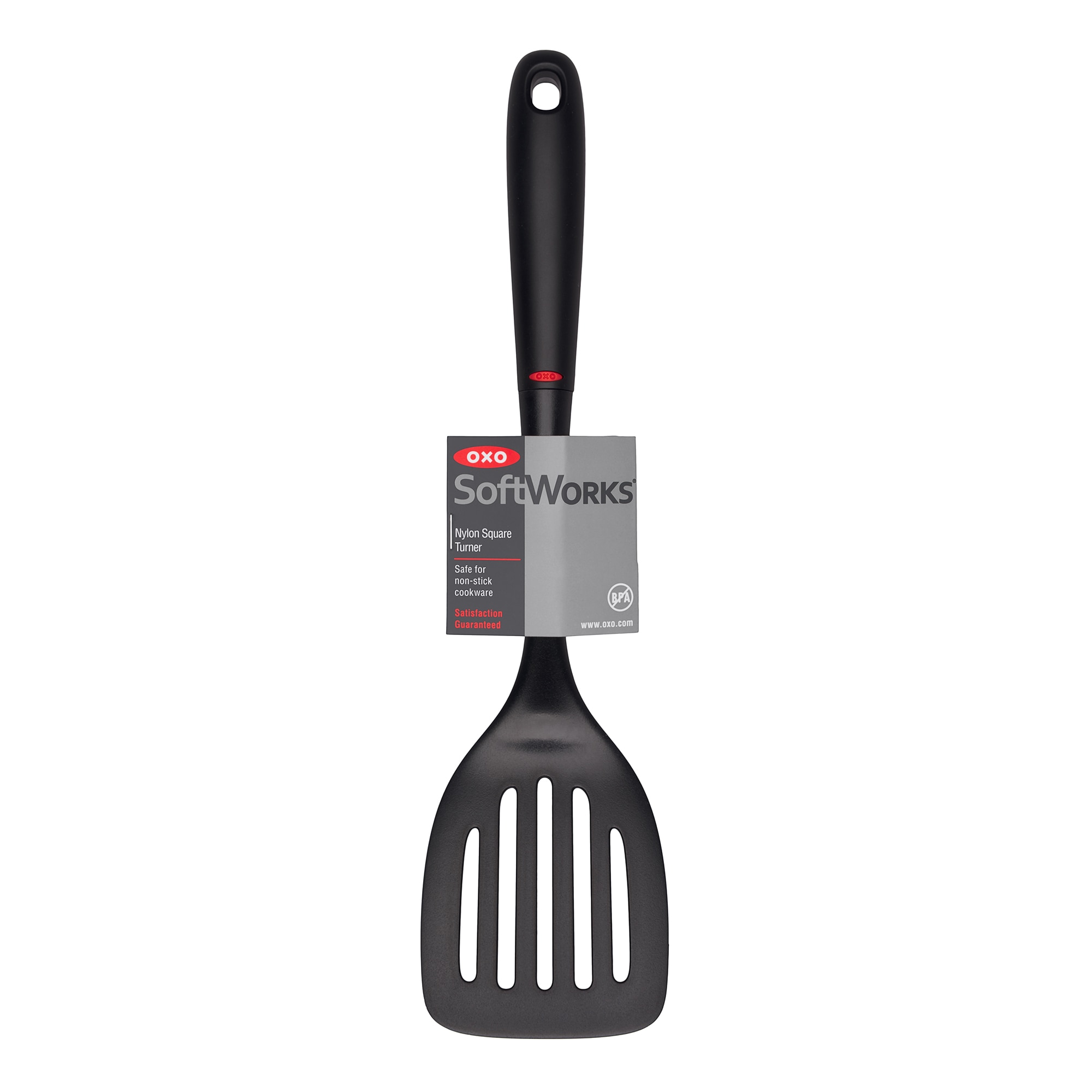 Espátula Ranhurada de Nylon SW Preto-5