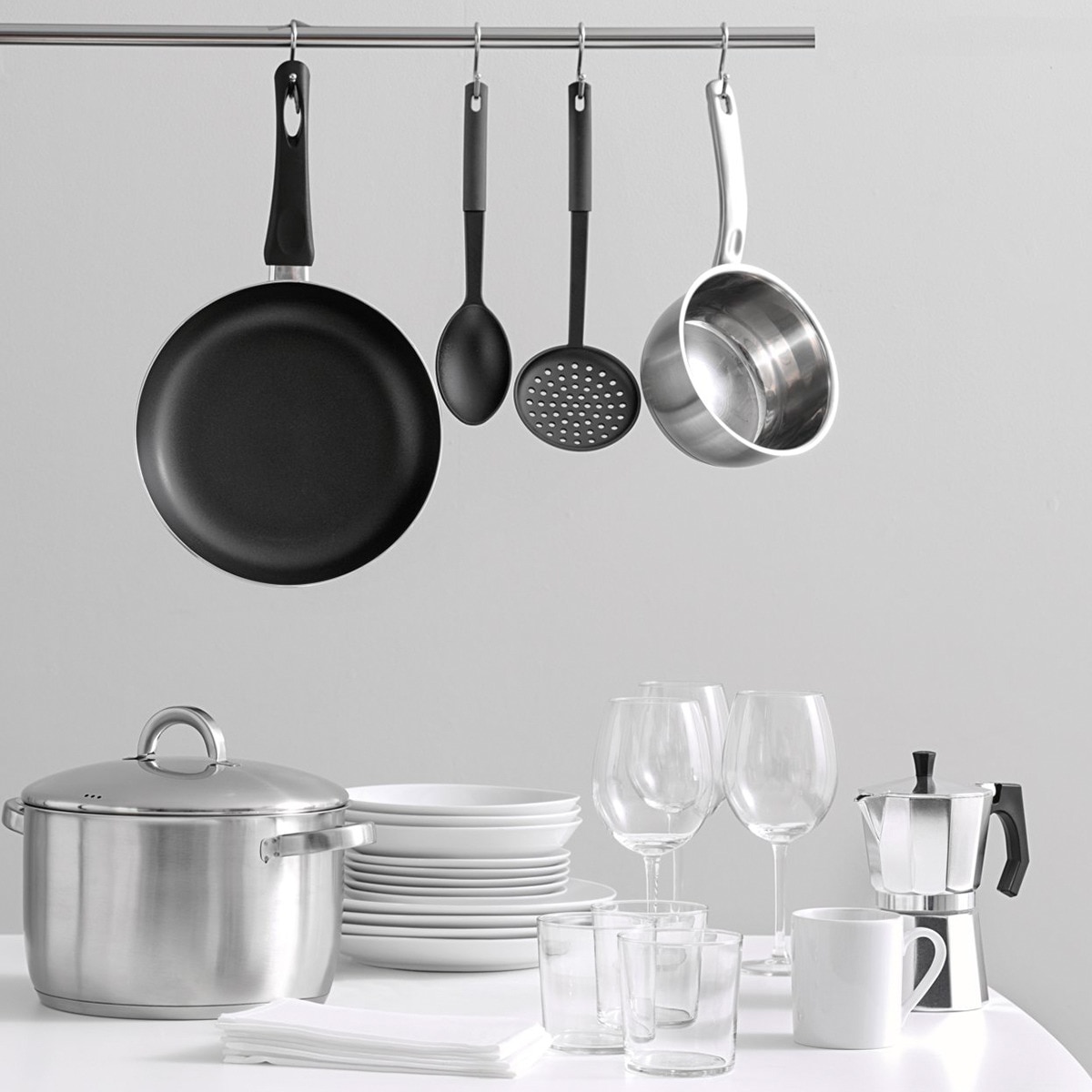 Set de utensilios Nuestro Mejor Precio - El Corte Inglés Negro-3