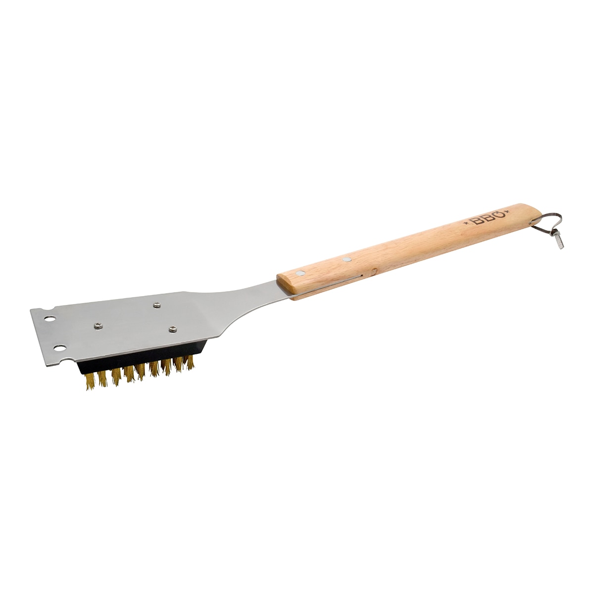 Imagen 0 de Cepillo de barbacoa con mango de madera BBQ Fackelmann