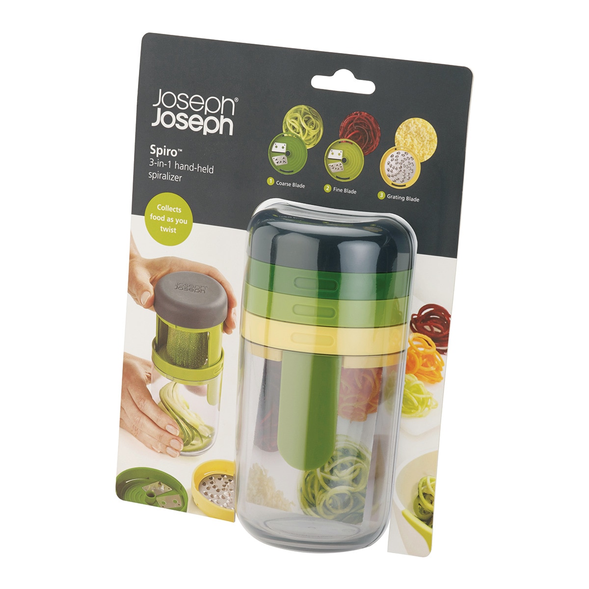 Ralador em espiral Spiro Joseph Joseph Transparente-9