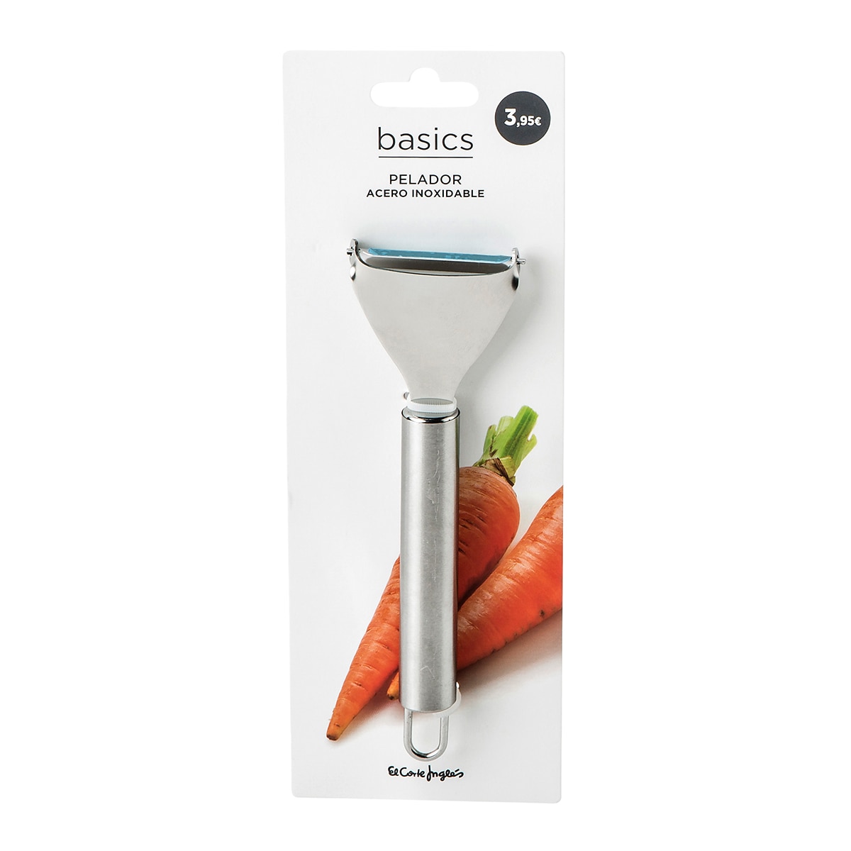 Pelador en Y Inox Basics El Corte Inglés Acero-2