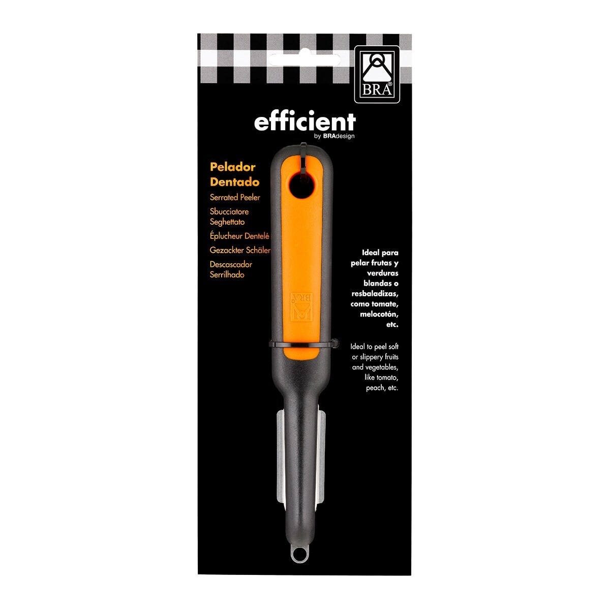 Descascador dentado Efficient Preto-3