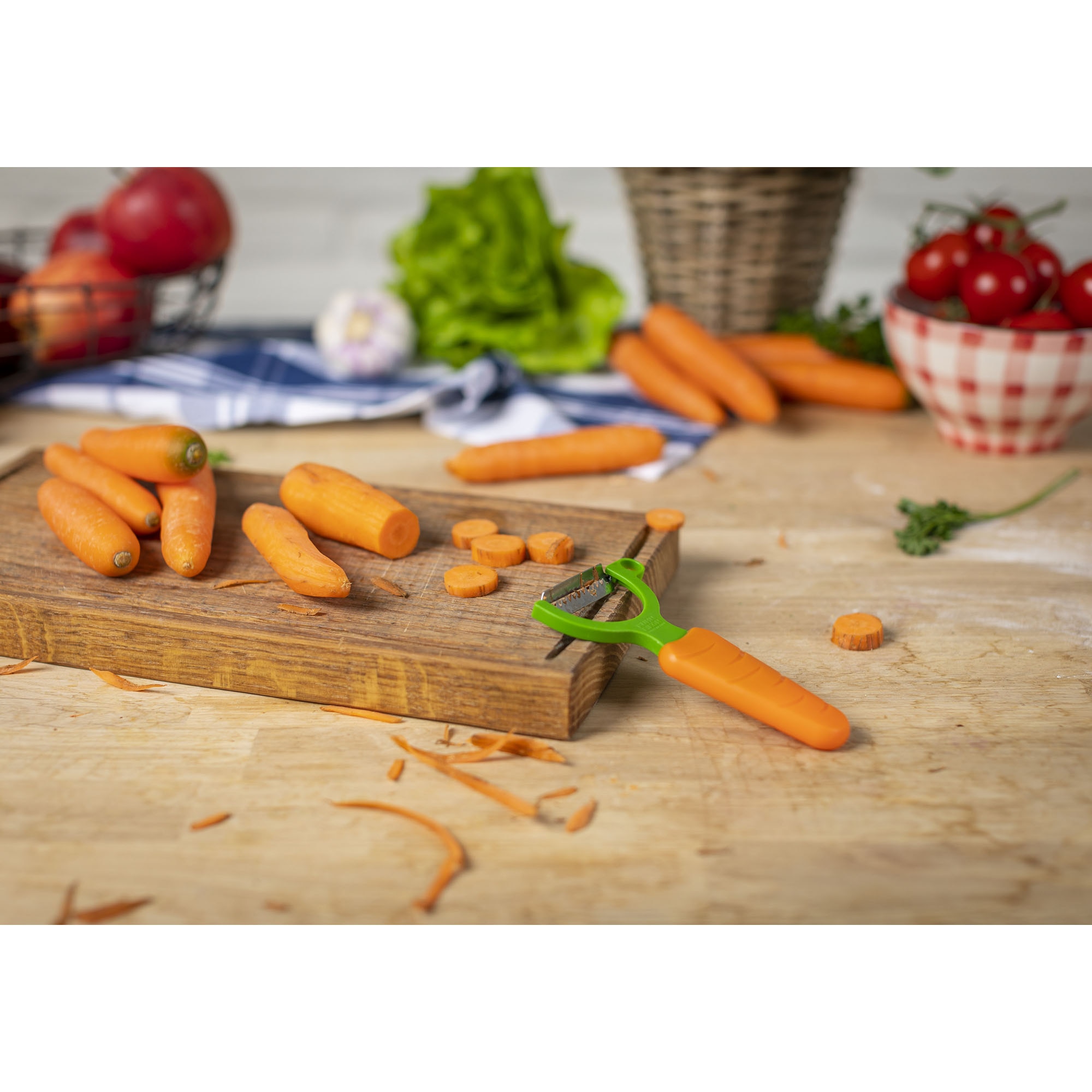 Conjunto de 3 Descascadores de Hortaliças Veggie 4