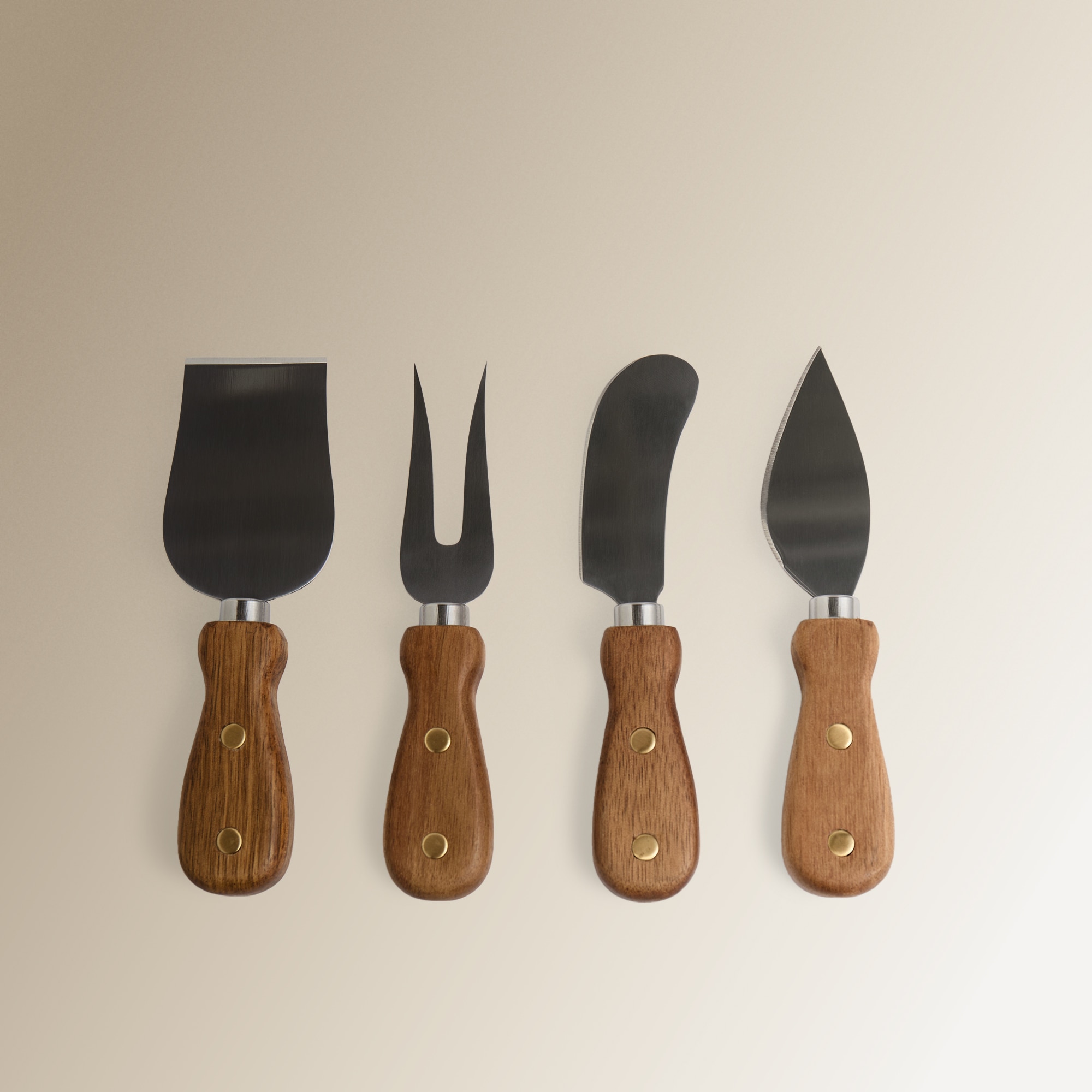 Imagem 0 de Conjunto de 4 Utensílios para Queijo Acácia