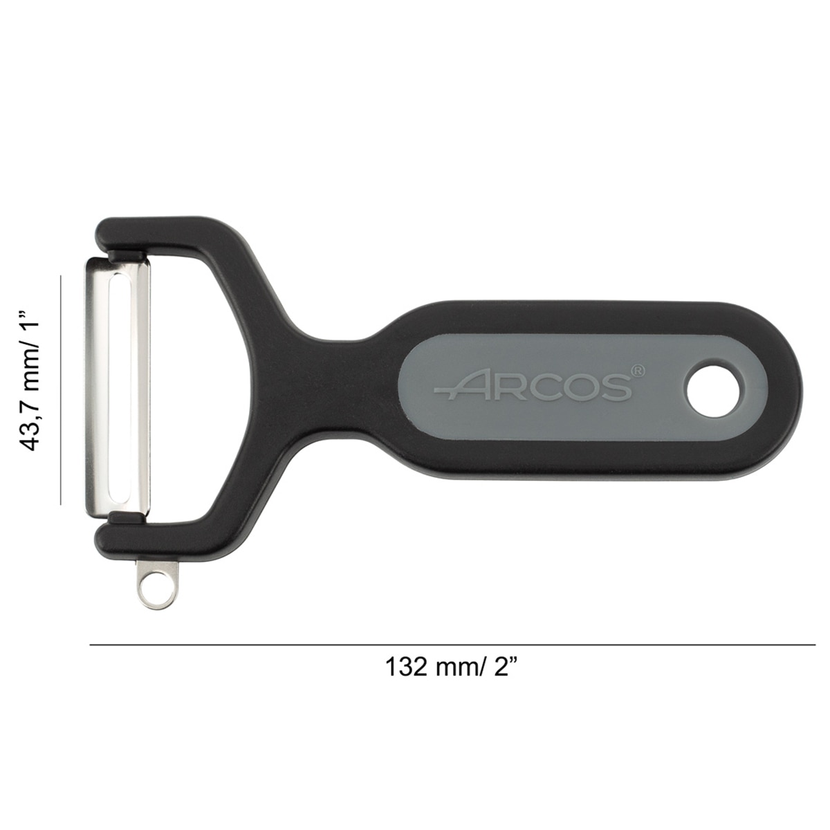 Pelador de cocina Arcos Negro-6