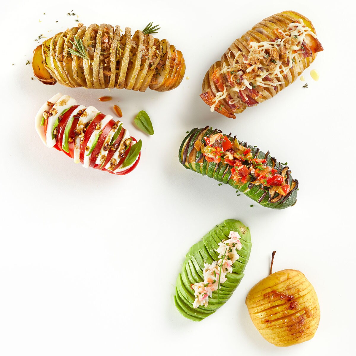 Cortador de batatas estilo Hasselback Veggie Lékué Castanho-6
