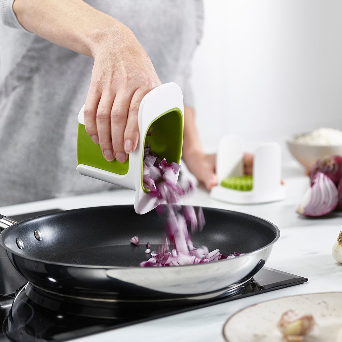 Picador de Verduras ChopCup Branco-10