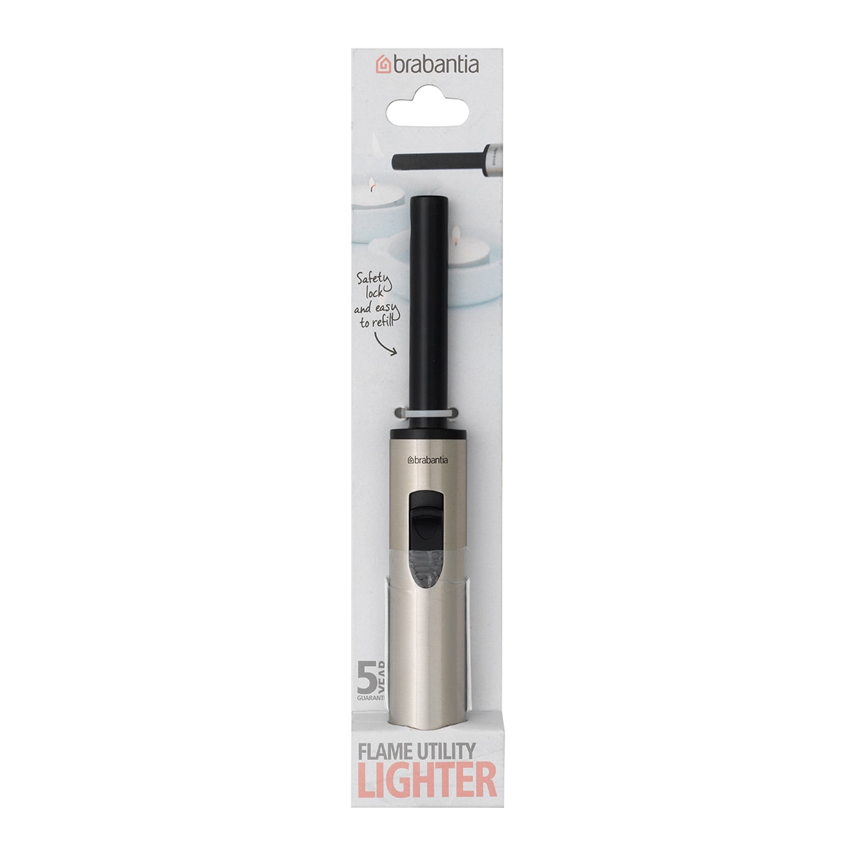 Isqueiro de chama Classic Brabantia Aço-2