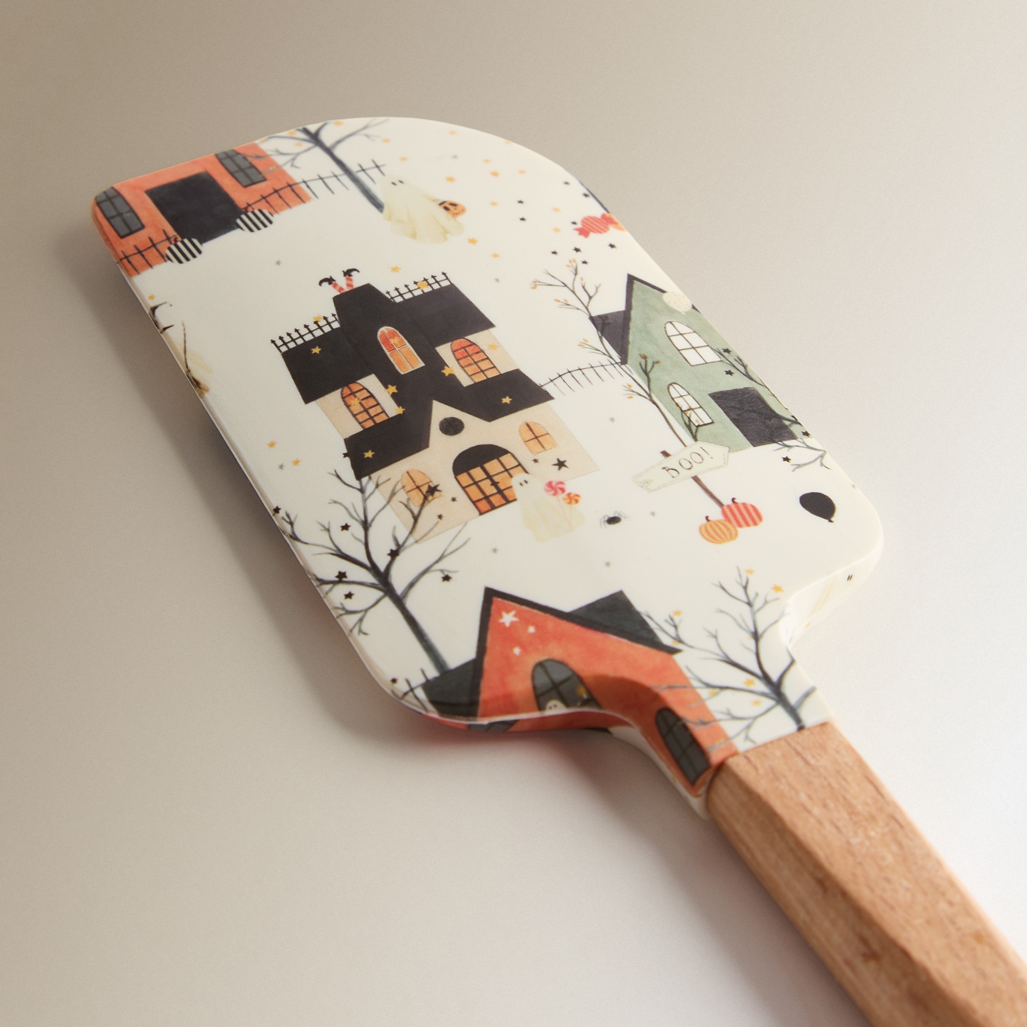 Espátula de Silicone Ghost Village Halloween Laranja-2
