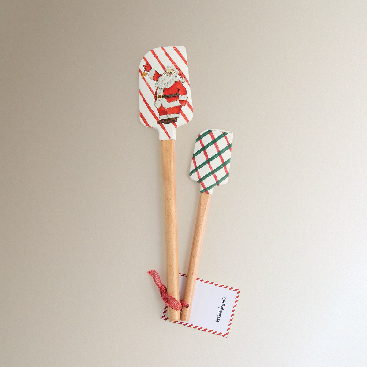 Conjunto de 2 Espátulas Pai Natal Multicolor-3