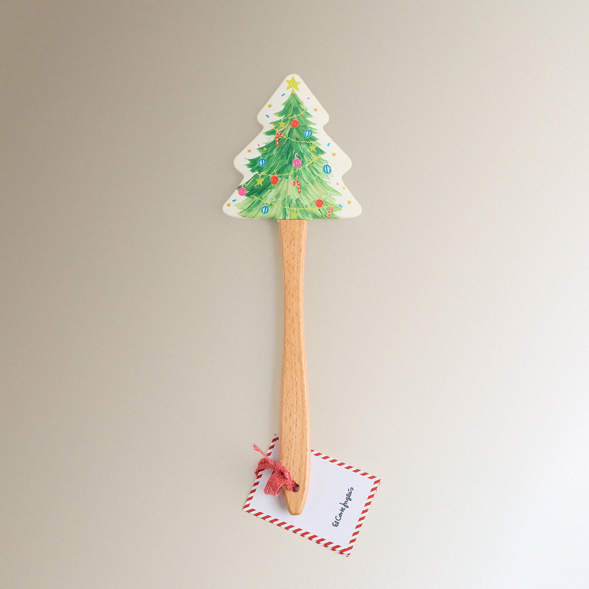 Espátula Árvore de Natal Verde-3