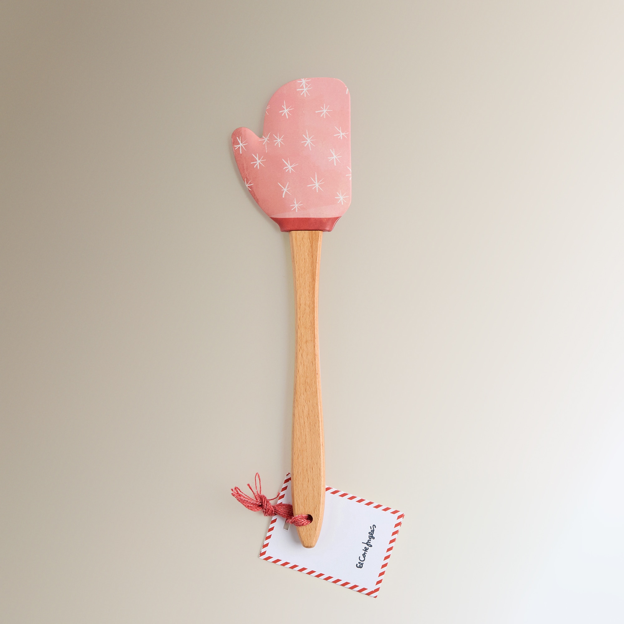 Espátula Luva Natal Vermelho-3