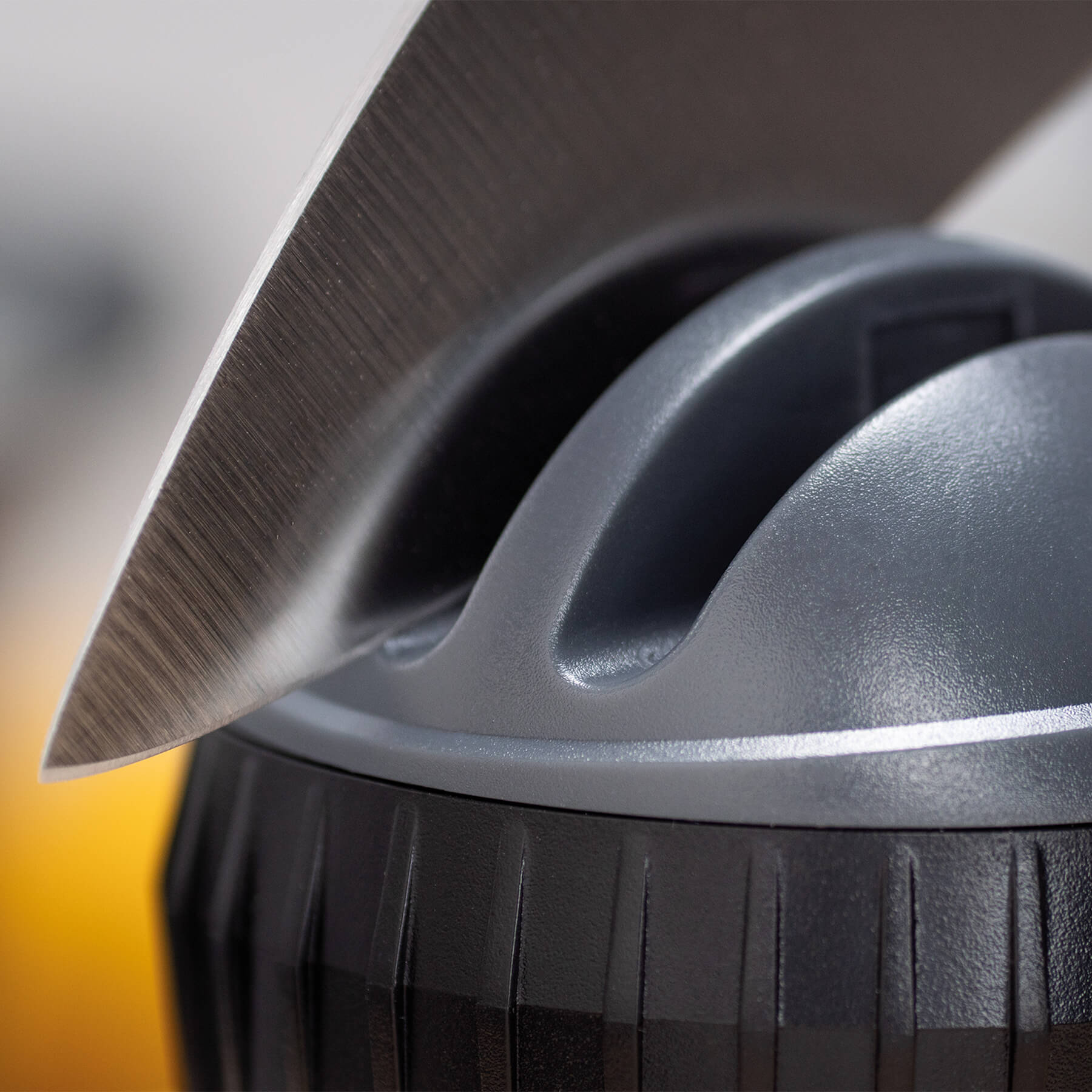 Afiador de facas em 3 passos com ventosa Preto-4