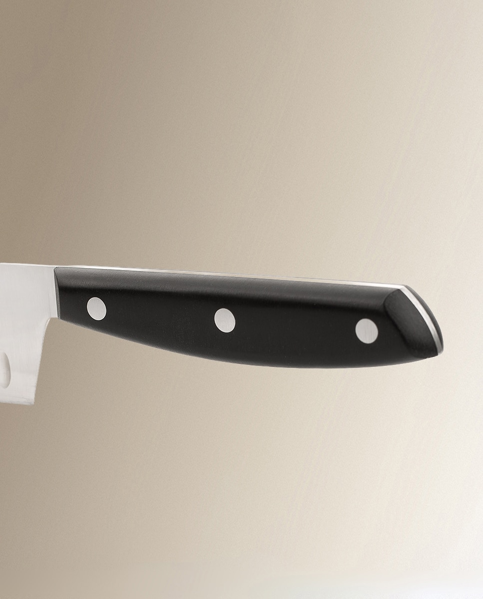 Faca Santoku 180 mm Série Ibiza Preto-5