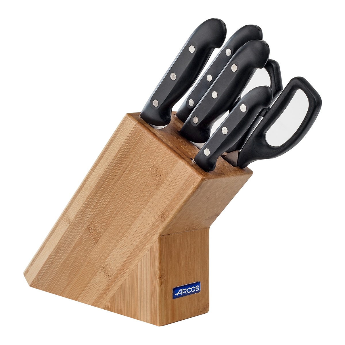 Imagem 0 de Bloco de 4 facas e tesoura de Bambu Maître Arcos