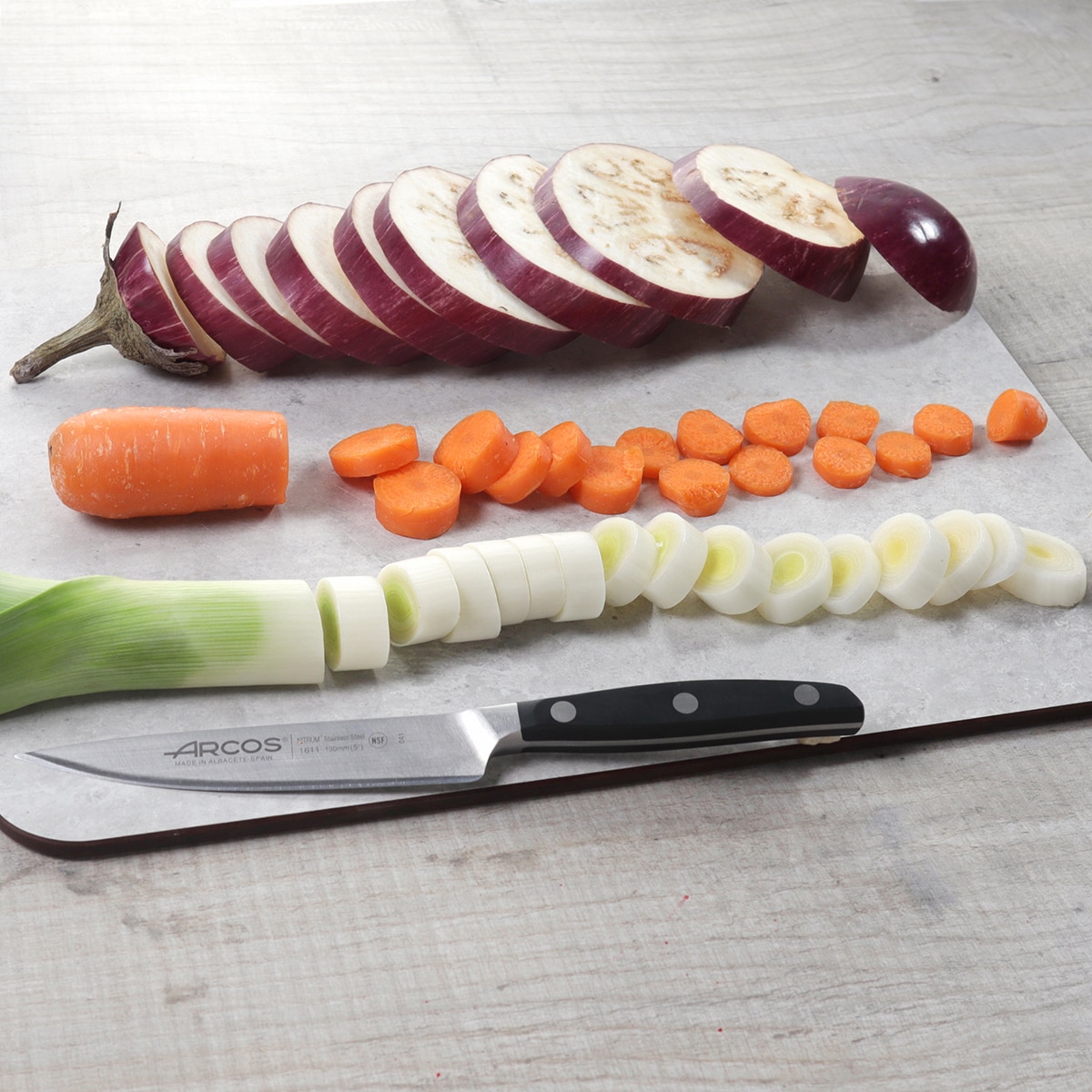 Faca de verduras Manhattan Arcos Preto-9