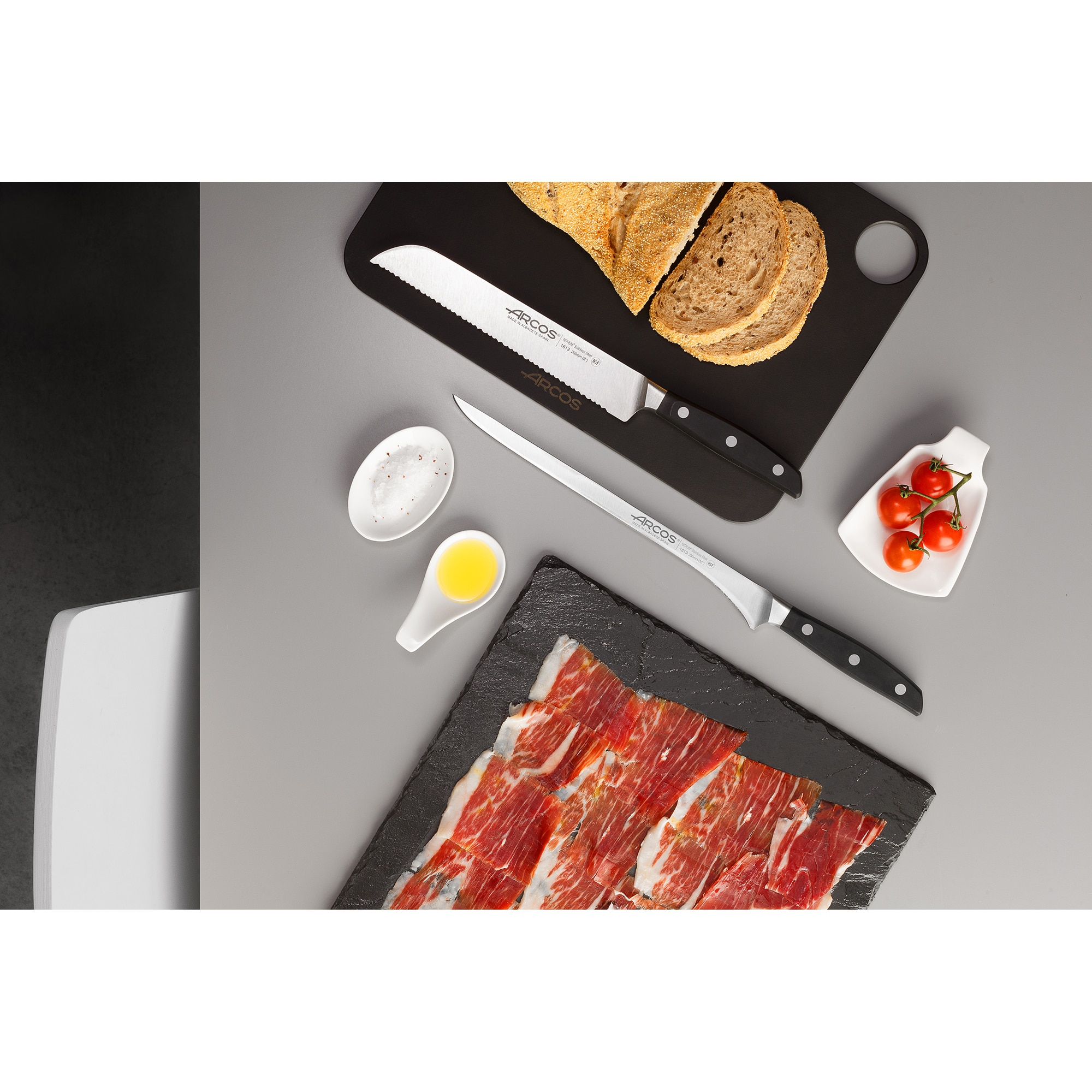 Faca de pão Manhattan Arcos Preto-17