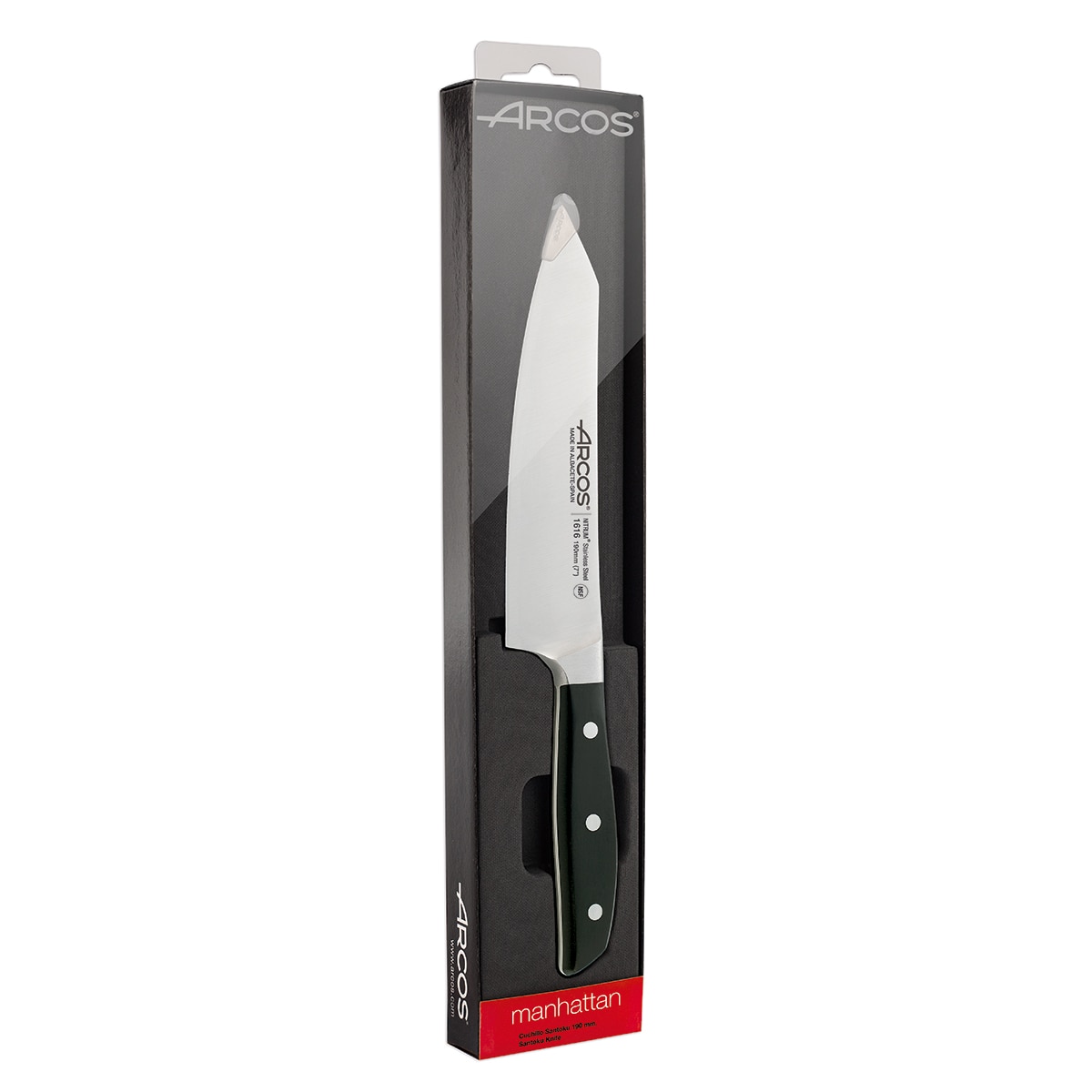 Faca Santoku Manhattan Arcos Preto-24
