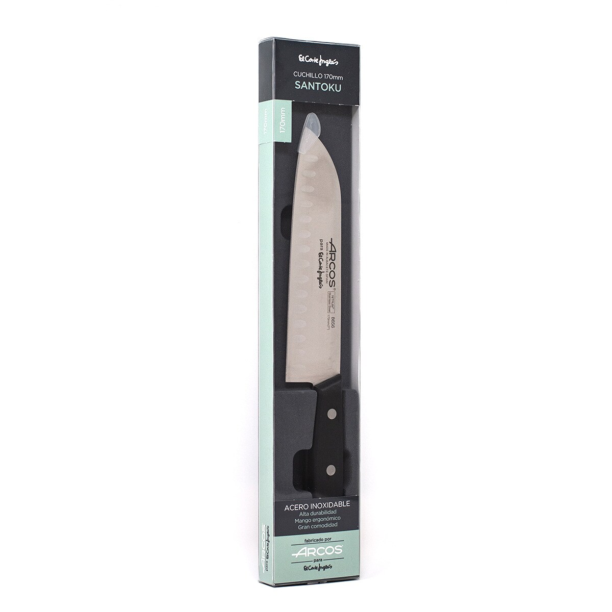 Faca Santoku El Corte Inglés by Arcos Preto-4