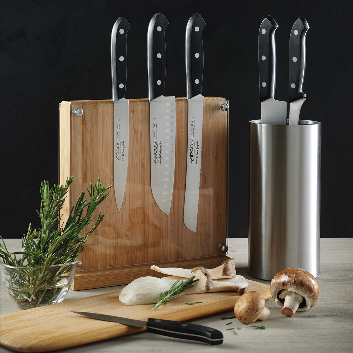 Faca Santoku El Corte Inglés by Arcos Preto-5