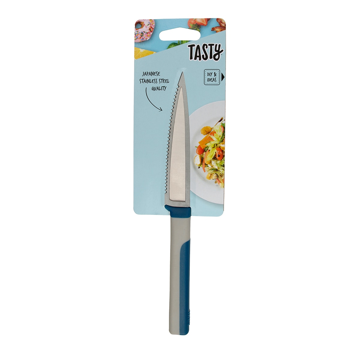 Cuchillo de cocina con hoja Serrada Tasty Gris-6