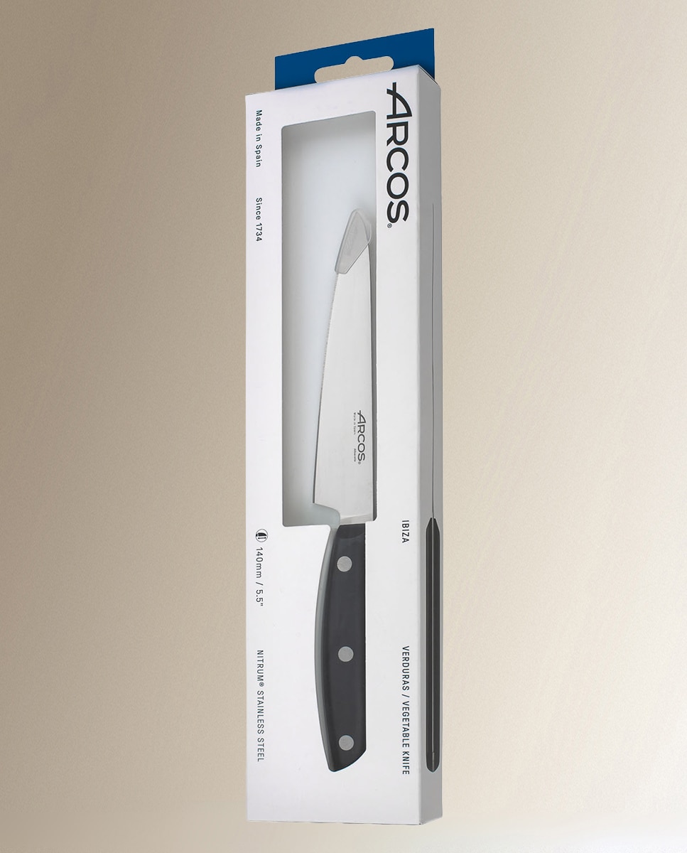 Faca para Verduras 140 mm Série Ibiza Preto-6