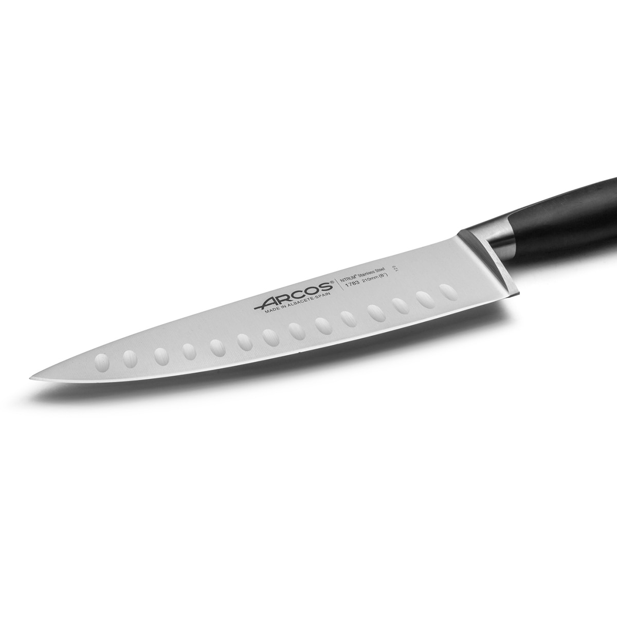 Faca de cozinha com alvéolos Kyoto Arcos Preto-3