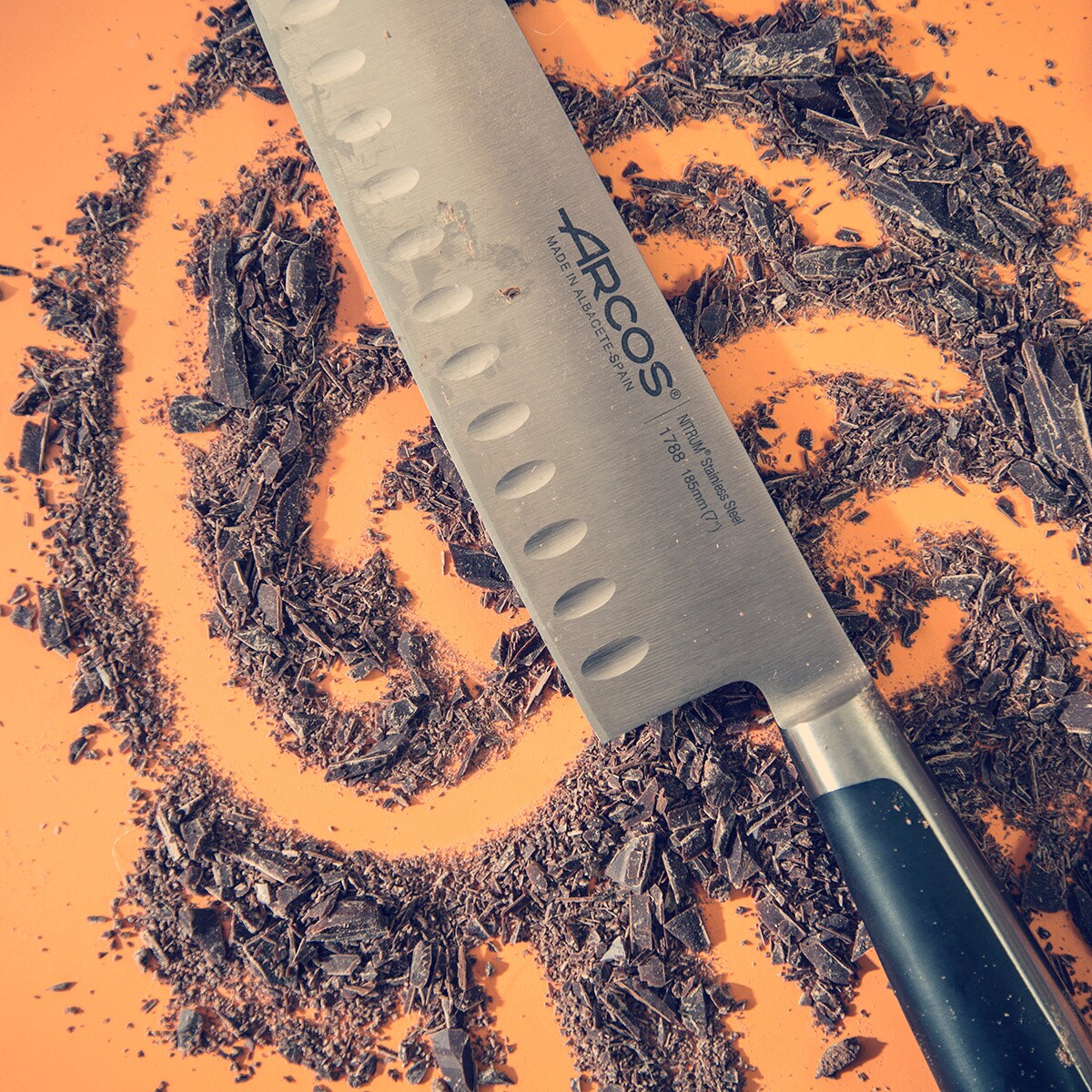 Faca Santoku Kyoto Arcos Preto-9