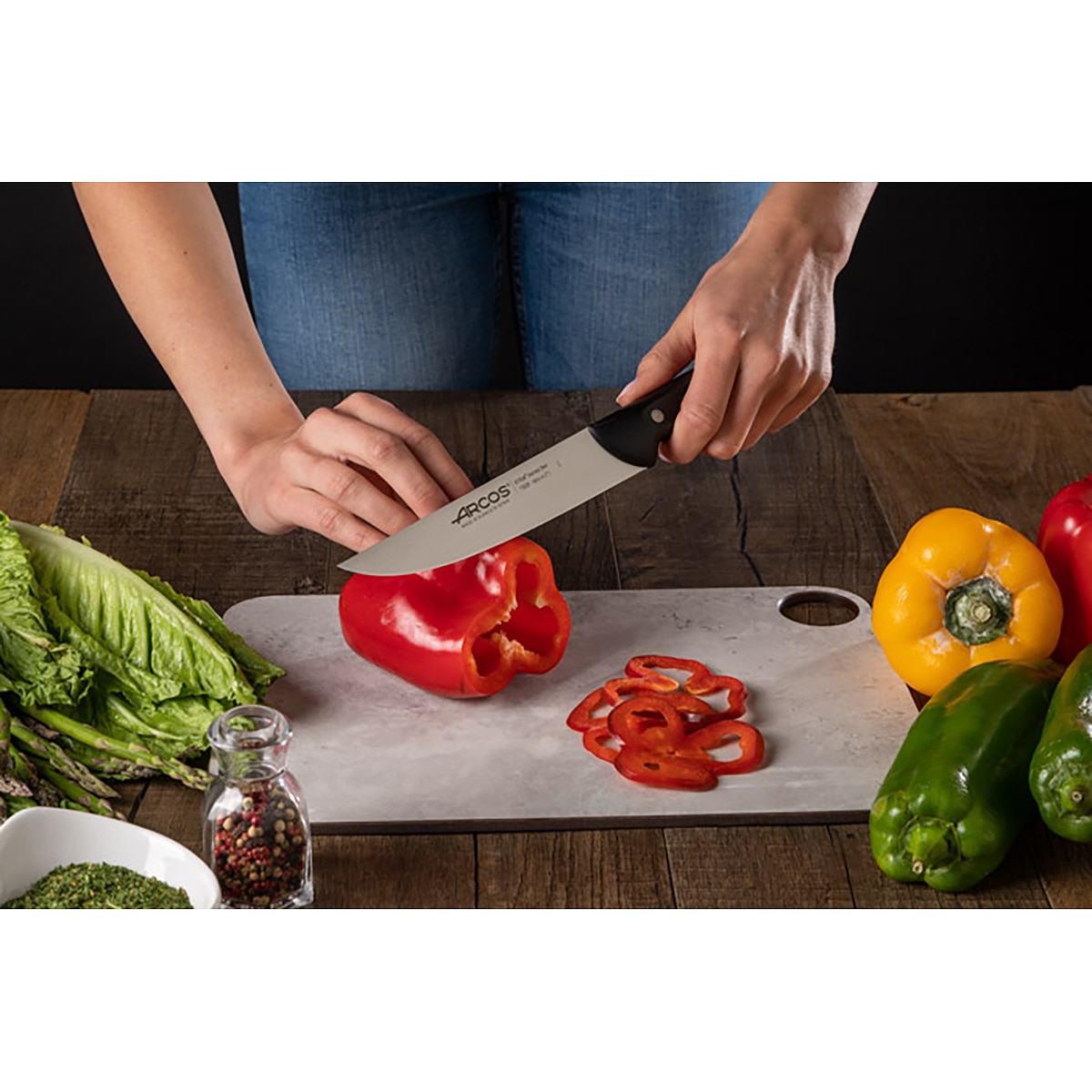 Faca de cozinha Maître Arcos Preto-7