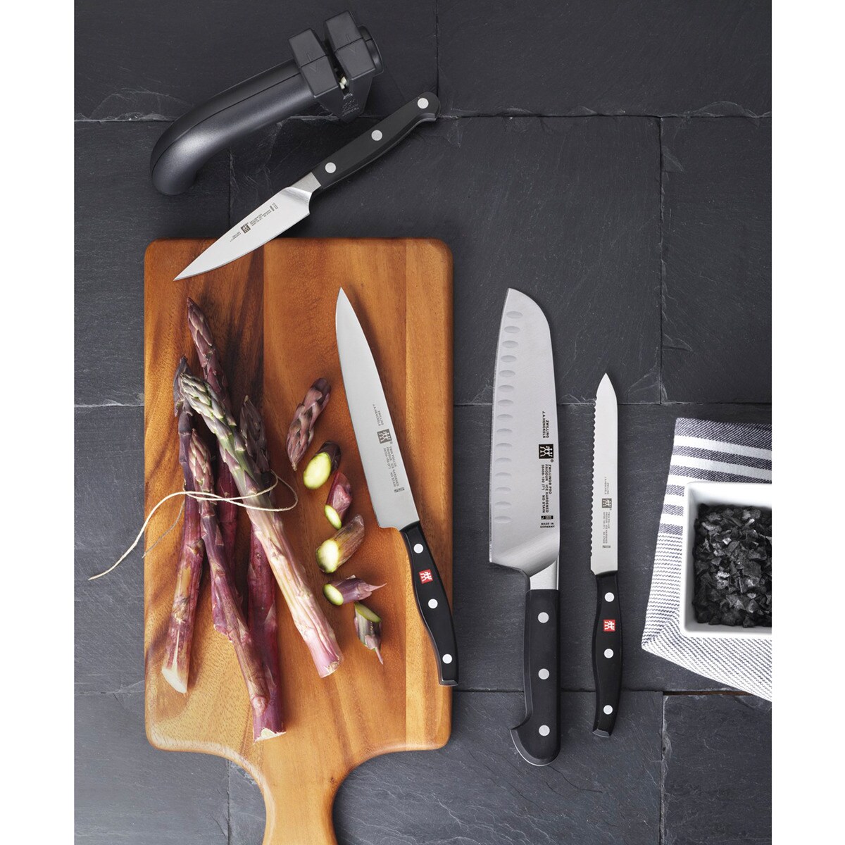 Faca Santoku Pro Preto-3