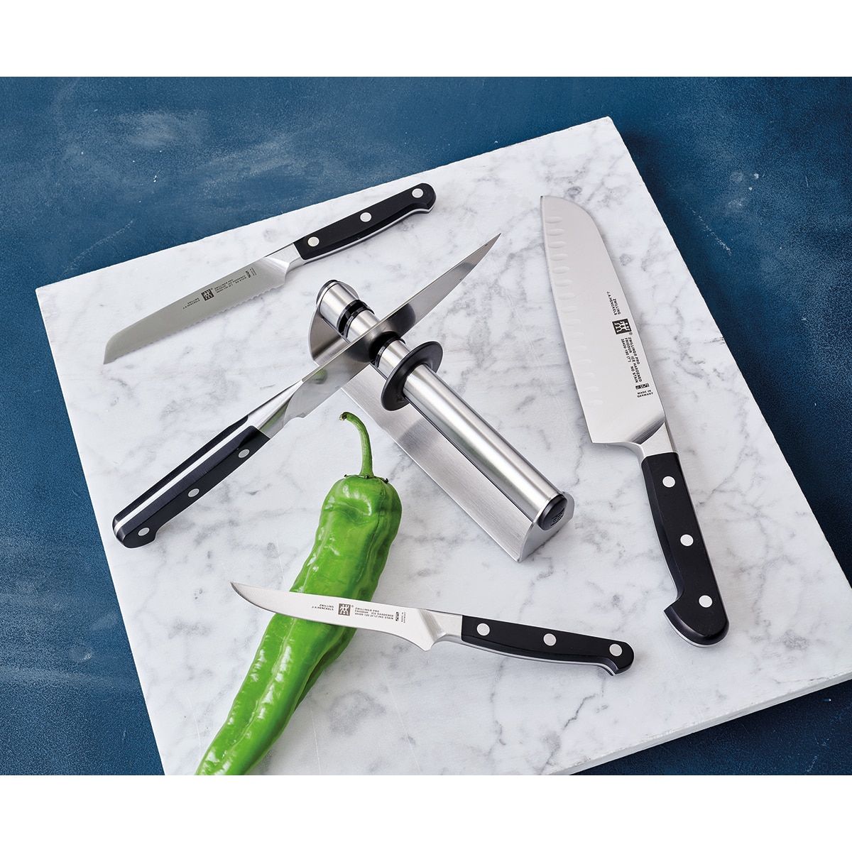 Faca Santoku Pro Preto-6