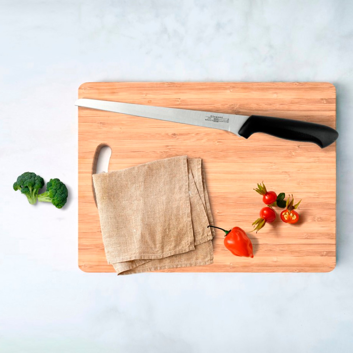 Cuchillo jamonero Nirosta Negro-3