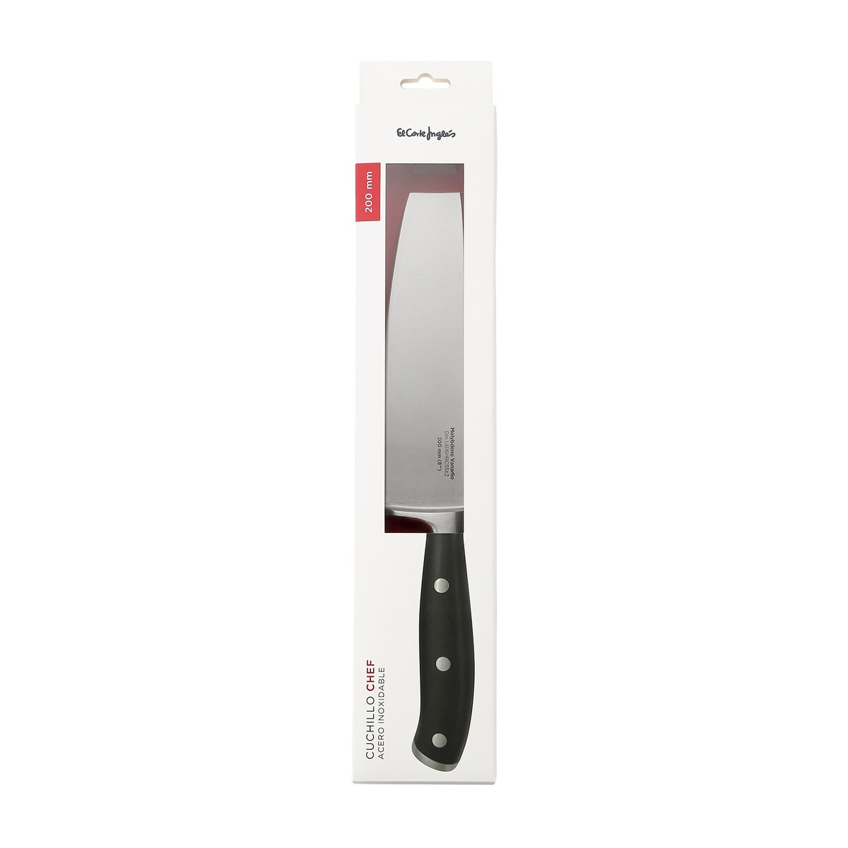 Cuchillo Chef Heroline El Corte Inglés Negro-4