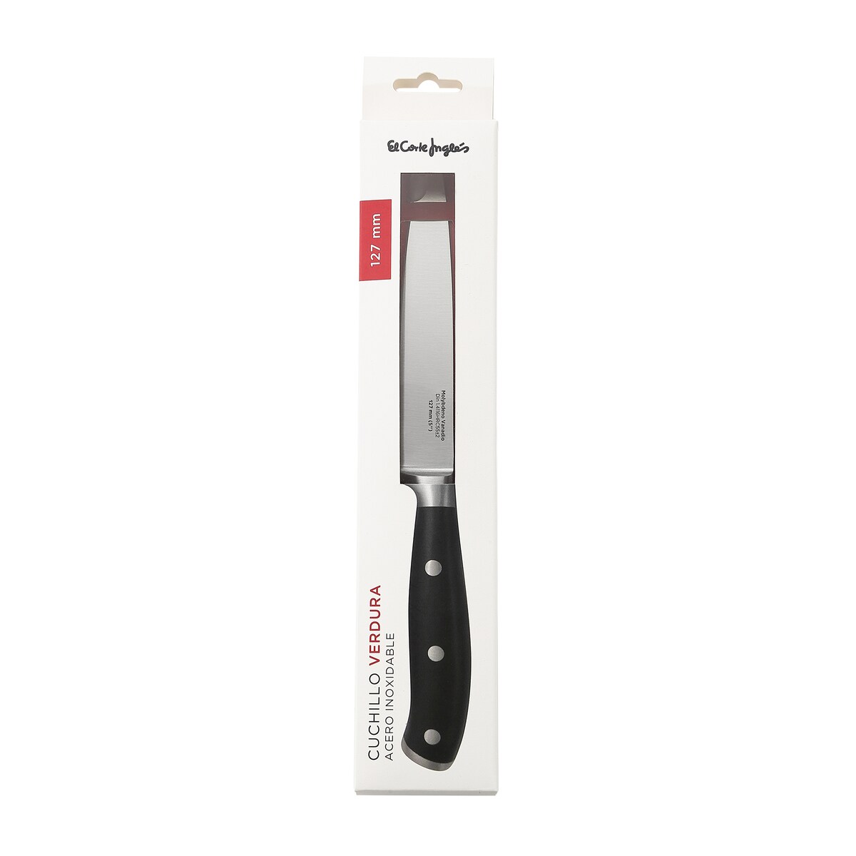 Cuchillo de verduras Heroline El Corte Inglés Negro-4