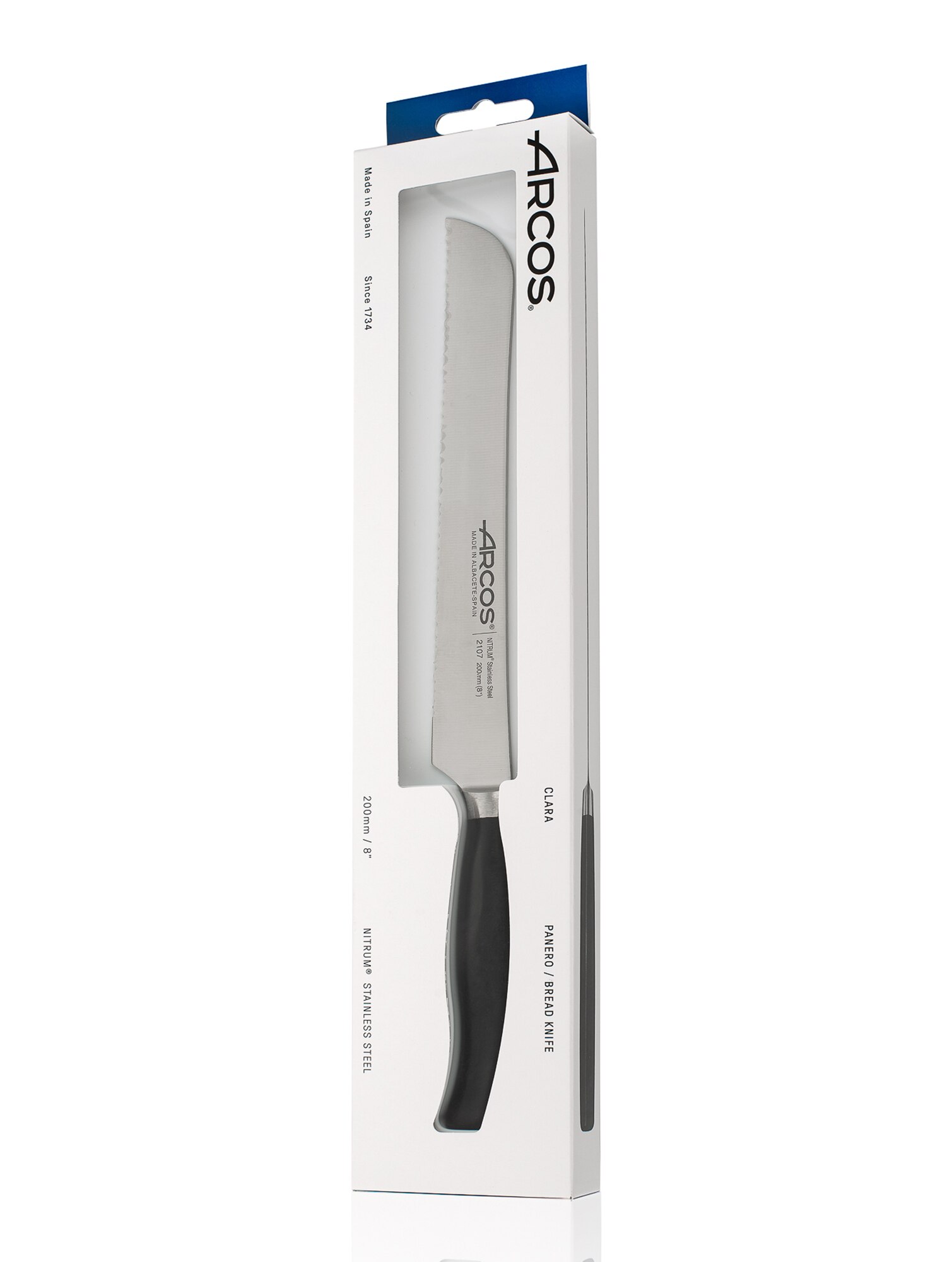 Cuchillo de pan Clara Arcos Negro-2