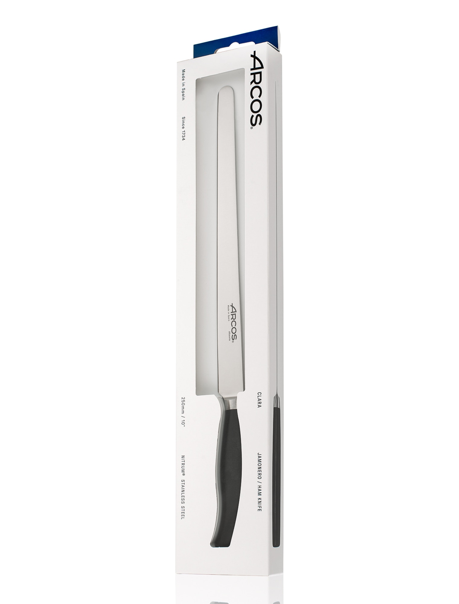 Cuchillo jamonero Clara Arcos Negro-2