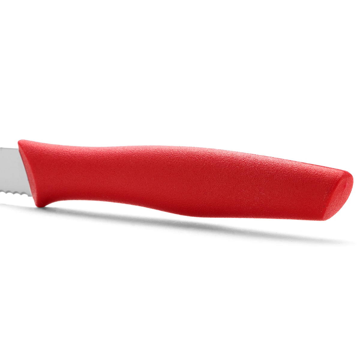 Cuchillo mondador rojo con sierra Nova Arcos Rojo-5