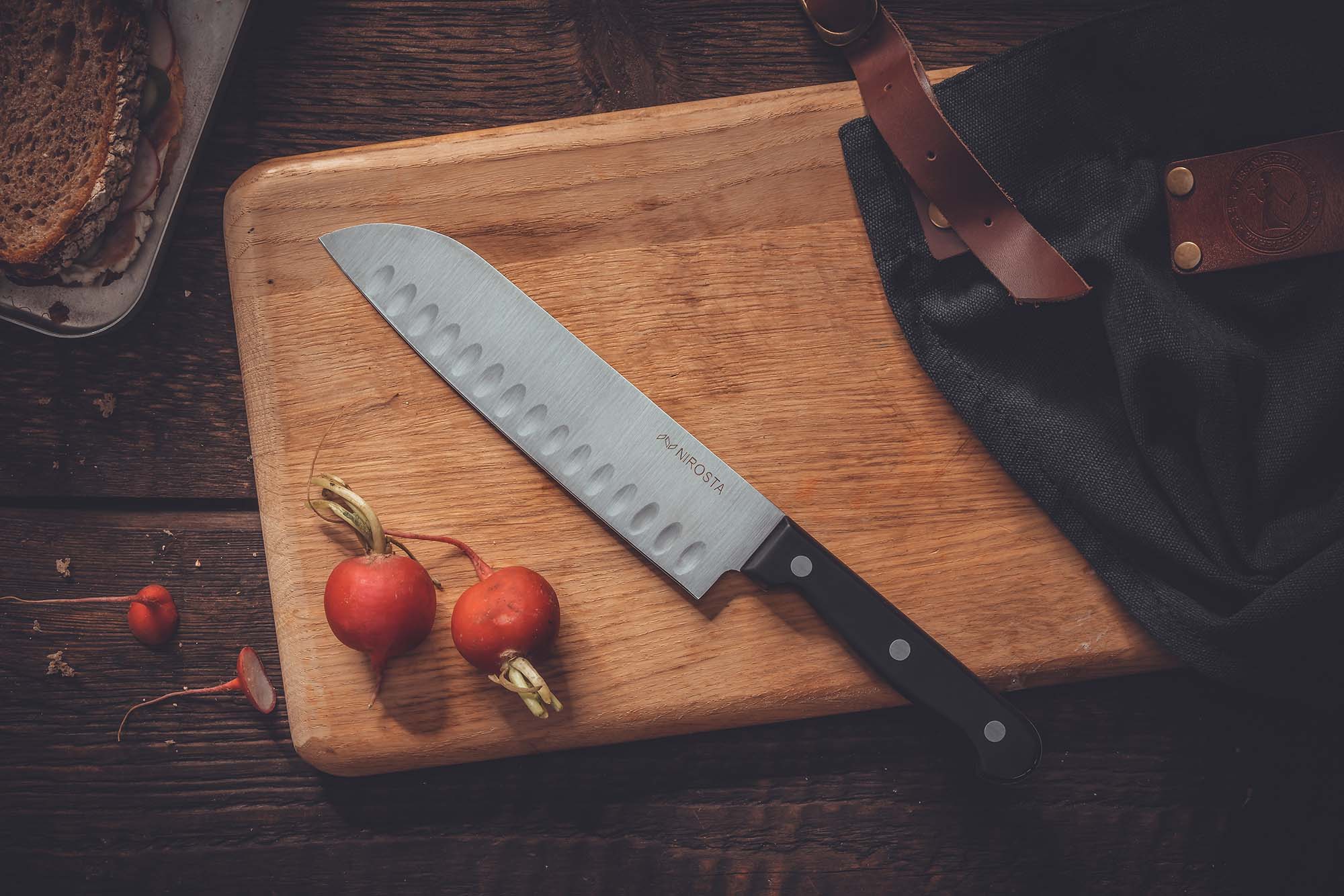 Cuchillo Santoku Mega Nirosta 3