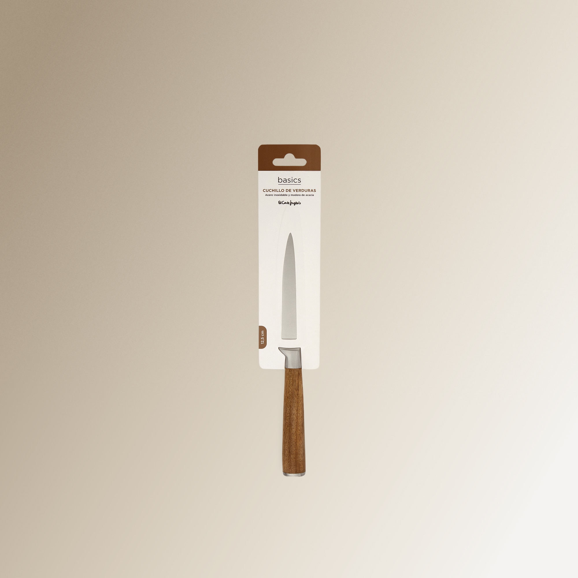Cuchillo para verduras Acacia Basics El Corte Inglés Acero-4