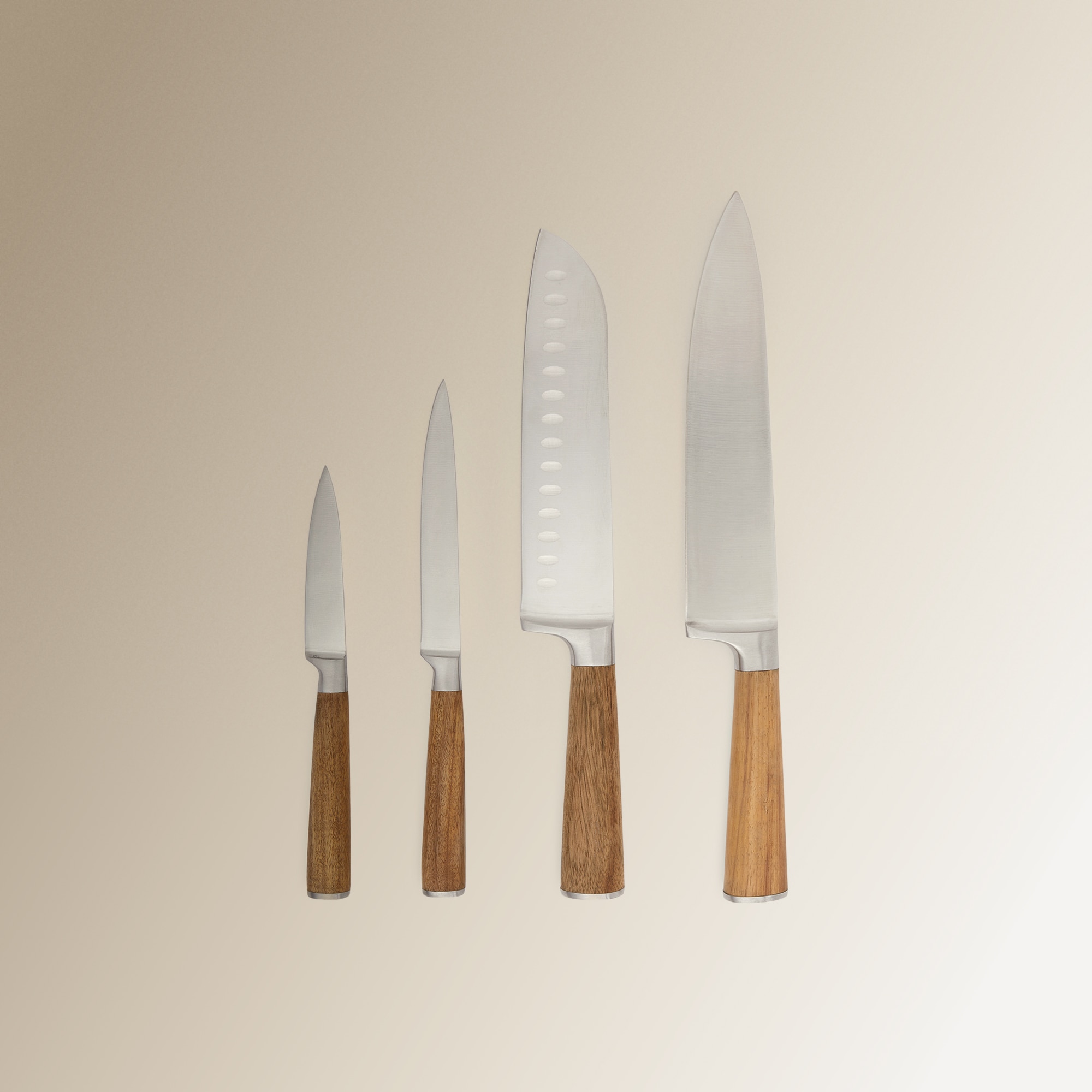 Cuchillo para verduras Acacia Basics El Corte Inglés Acero-5