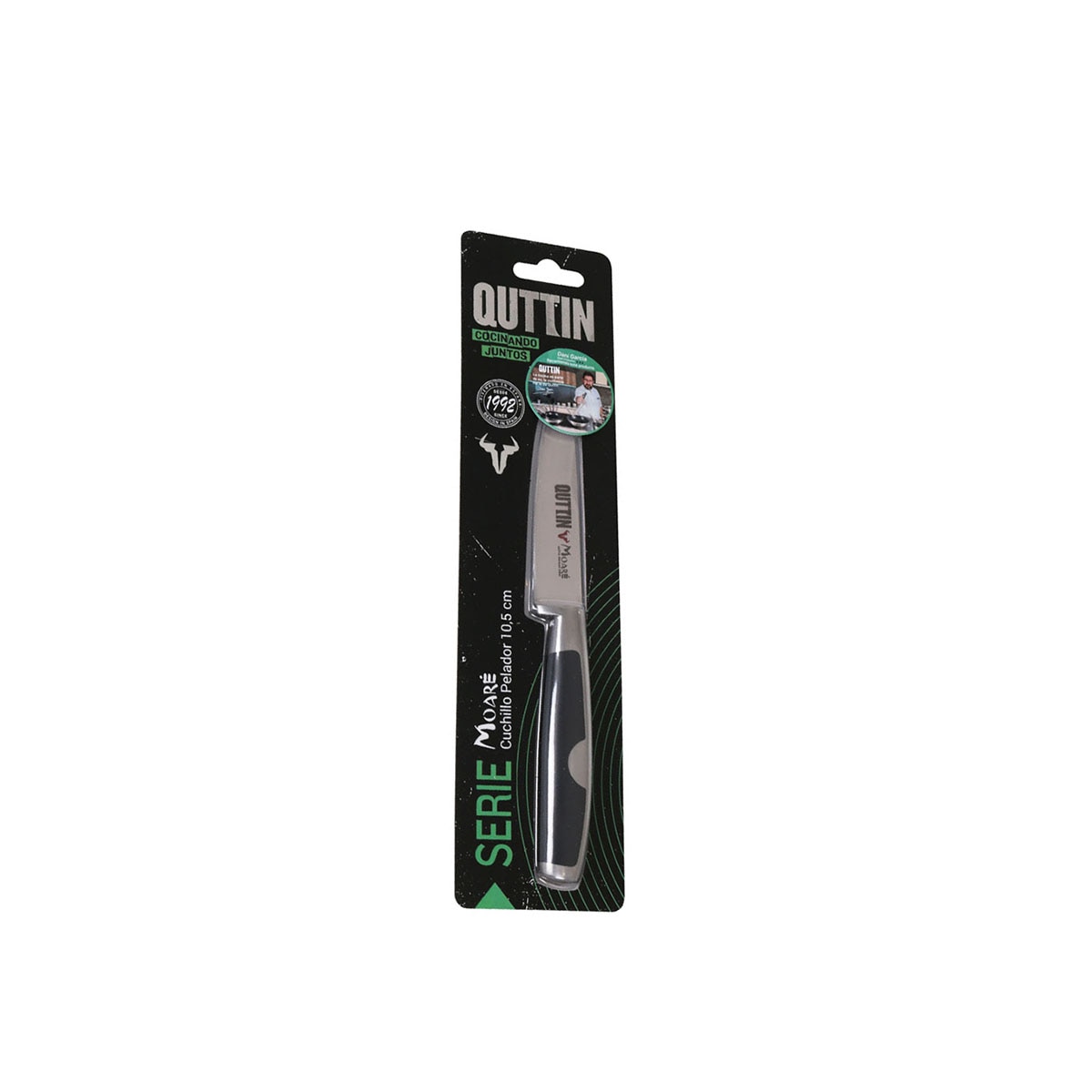 Cuchillo pelador Moare Quttin Negro-2