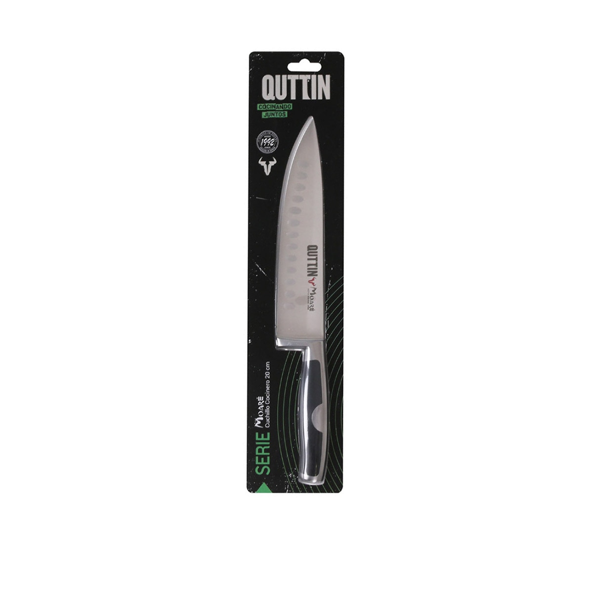 Cuchillo cocinero Moare Quttin Negro-2